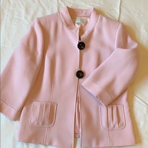 Flattering Tahari pink jacket size 12